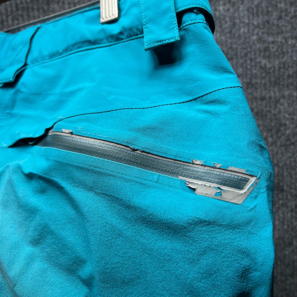 Oakley Pro Rider GoreTex Pro Ski Pants Mens L Teal RECCO Snowboard Shell Winter - Picture 16 of 16